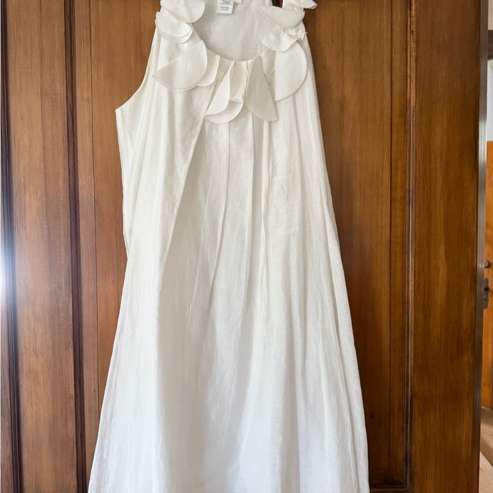 Elegant White Cotton dress
